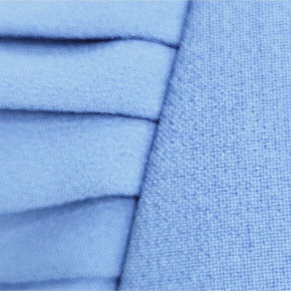 Ann Taylor Blue Ruffle Cap Sleeve Empire Dress NWT Size10P - Picture 10 of 14